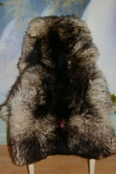 2.Wahl Lammfell Mufflon Schwarz (Öko)