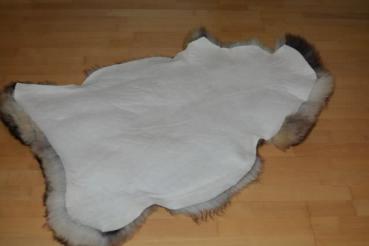 2.Wahl Lammfell Mufflon Schwarz (Öko)