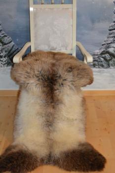 Schaffell Bicolore Beige Braun (Öko)