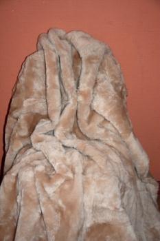 Lammfelldecke Beige  (Öko)