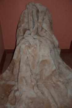 Lammfelldecke Beige  (Öko)
