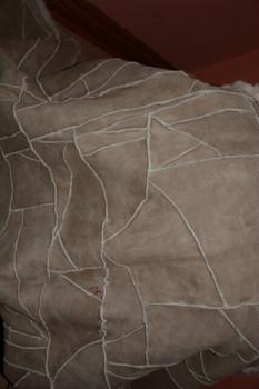 Lammfelldecke Beige  (Öko)