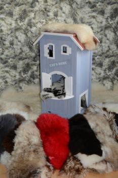 Lammfell Schaffell Weiß Katzenbett Fensterfell (Öko)