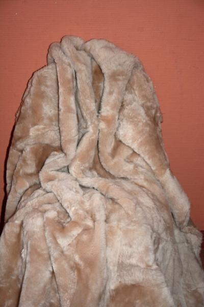 Lammfelldecke Beige  (Öko)