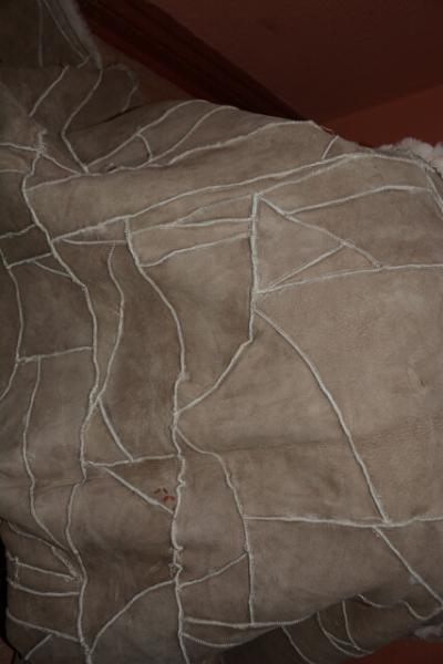 Lammfelldecke Beige  (Öko)