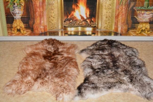 Lammfell Schaffell Geflammt Katzenbett Fensterfell (Öko)