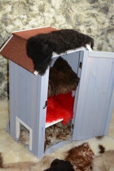 Lammfell Schaffell Schwarz Katzenbett Fensterfell (Öko)