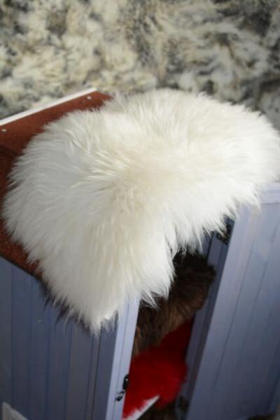 Lammfell Schaffell Weiß Katzenbett Fensterfell (Öko)